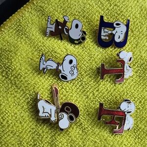 Snoopy Enamel Pin Set Limited Edition